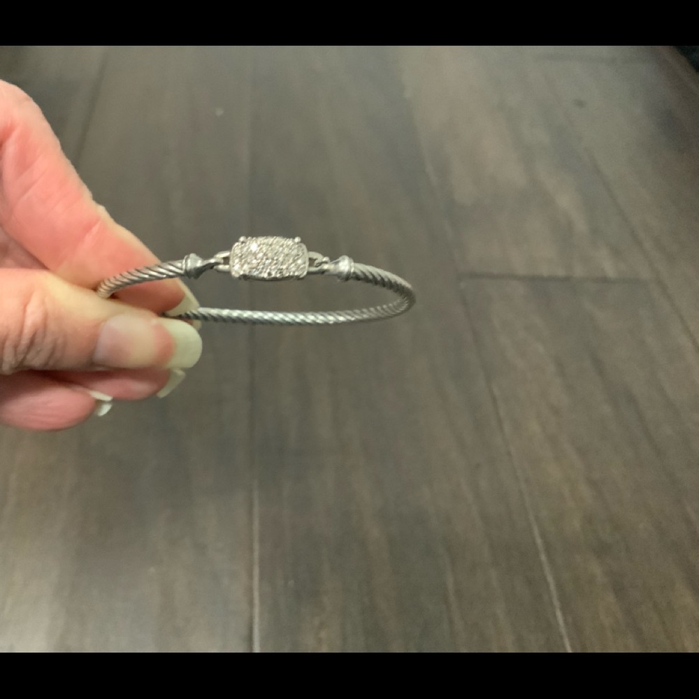 David Yurman Petite Wheaton Bracelet Diamonds Medium